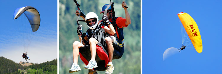 Professional photos of your Jackson Hole Paragliding tandem paragliding flight