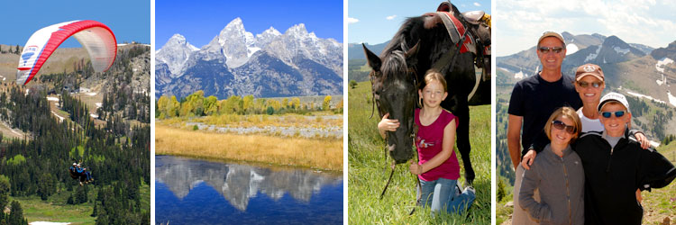 Summer Photos including Paragliding, Portraits, Horseback Riding, Mountain Biking, Whitewater Rafting and more